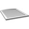 Ekena Millwork Arch Top Surface Mount PVC Gable Vent: Functional, w/ 2"W x 1-1/2"P Brickmould Frame, 24"W x 30"H GVPAR24X3002SF - alternate 5